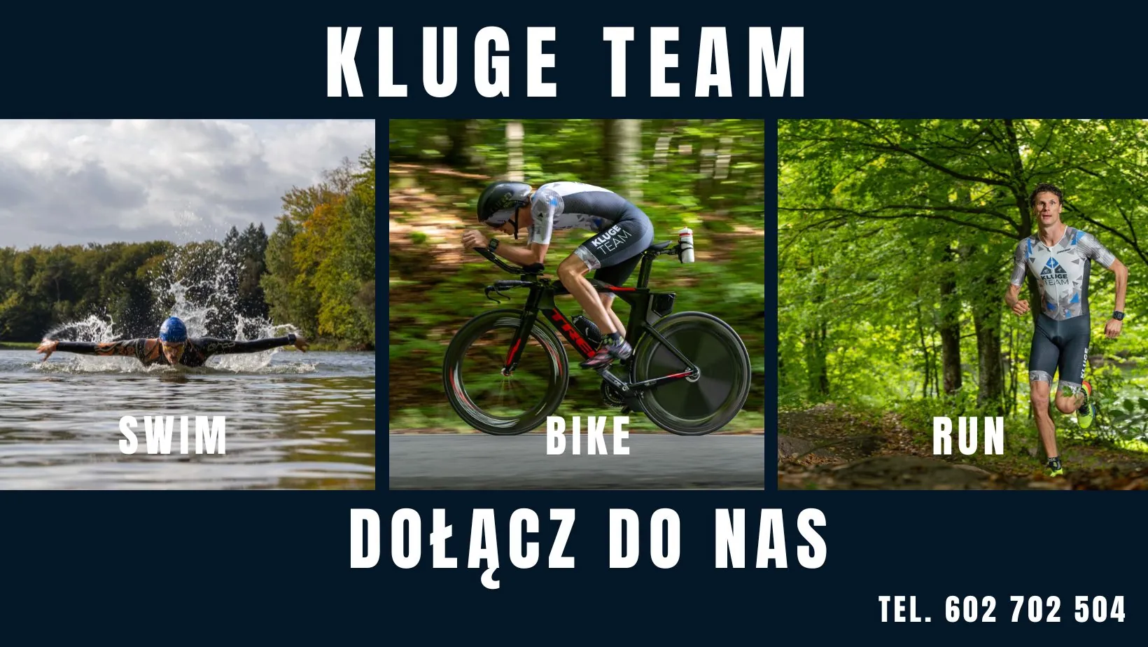 Kluge Team — 3 (triathlon, trening, Elbląg)